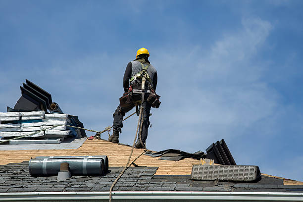 Professional Flat Roof Repair technician working in Fort Plain, NY